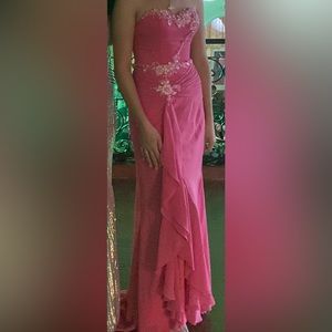 Sparkle fuchsia dress